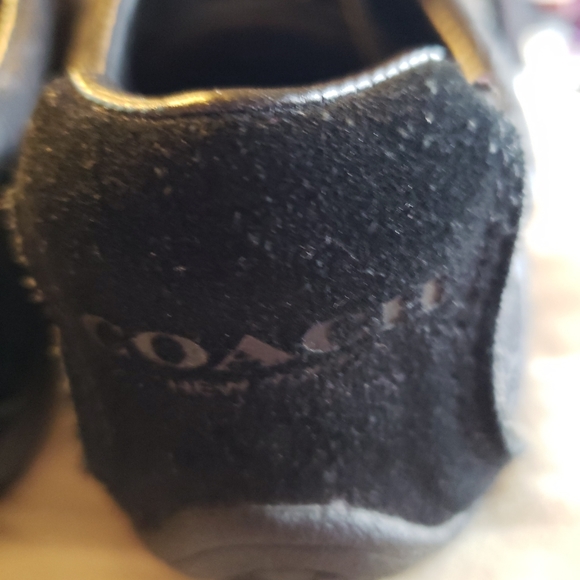 Coach Black Signature Logo C Sneakers Size 6.5 - Picture 3 of 11